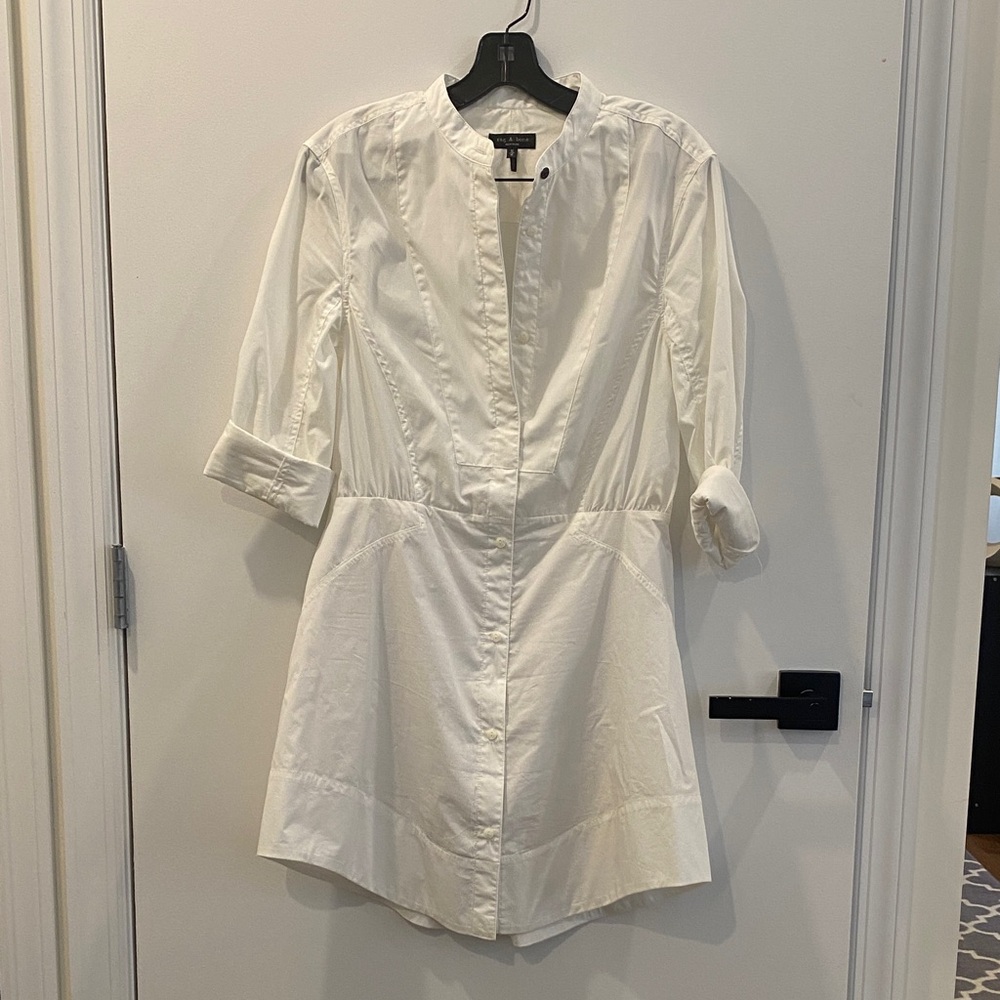 rag & bone White Mini Dress